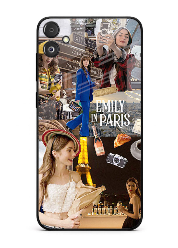 Industrial mechanical core artwork on tempered glass Samsung F14 5G back cover