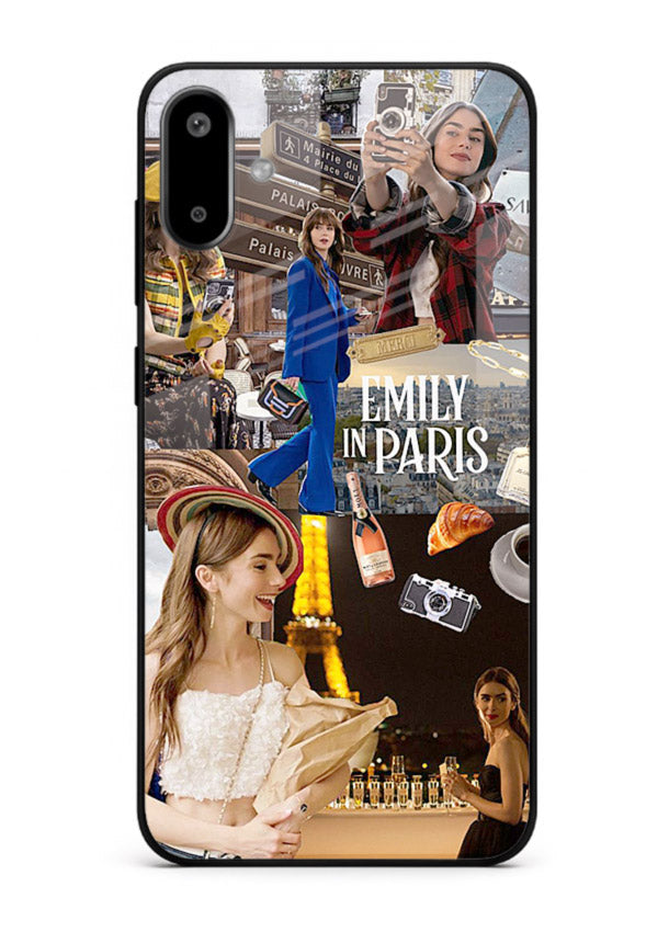 Industrial mechanical core artwork on tempered glass Samsung F06 5G back cover