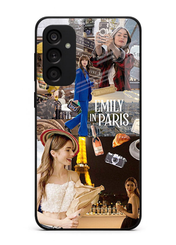 Industrial mechanical core artwork on tempered glass Samsung M15 5G back cover