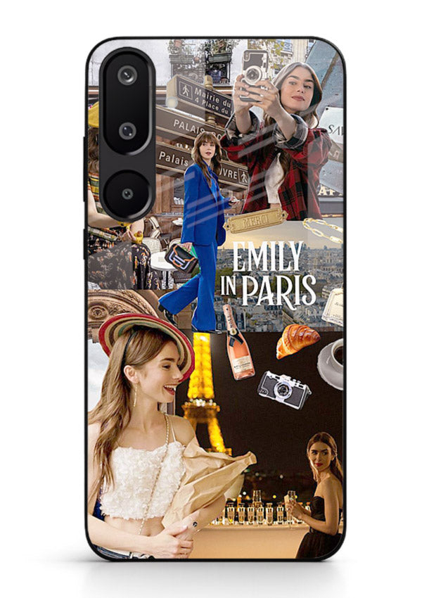 Industrial mechanical core artwork on tempered glass Samsung F16 5G back cover