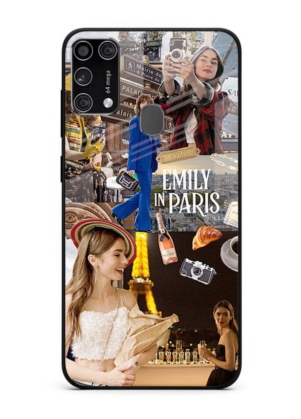 Industrial mechanical core artwork on tempered glass Samsung M31 Prime back cover