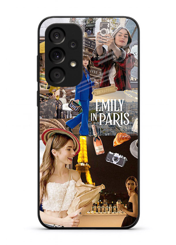 Industrial mechanical core artwork on tempered glass Samsung A73 5G back cover