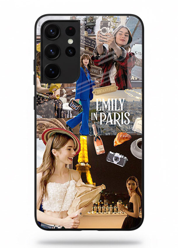 Industrial mechanical core artwork on tempered glass Samsung S21 Ultra back cover