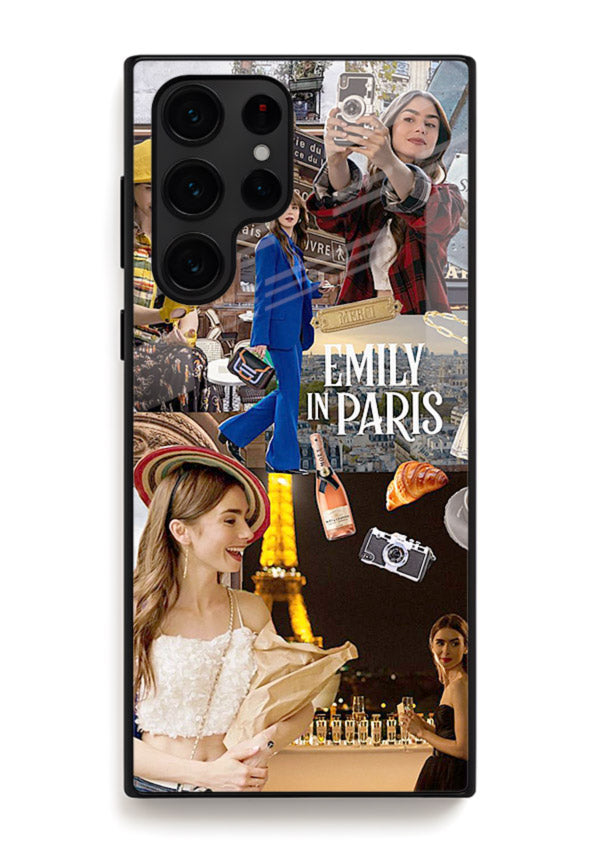 Industrial mechanical core artwork on tempered glass Samsung S24 Ultra back cover