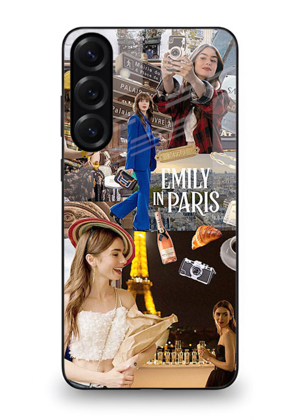 Industrial mechanical core artwork on tempered glass Samsung A35 5G back cover