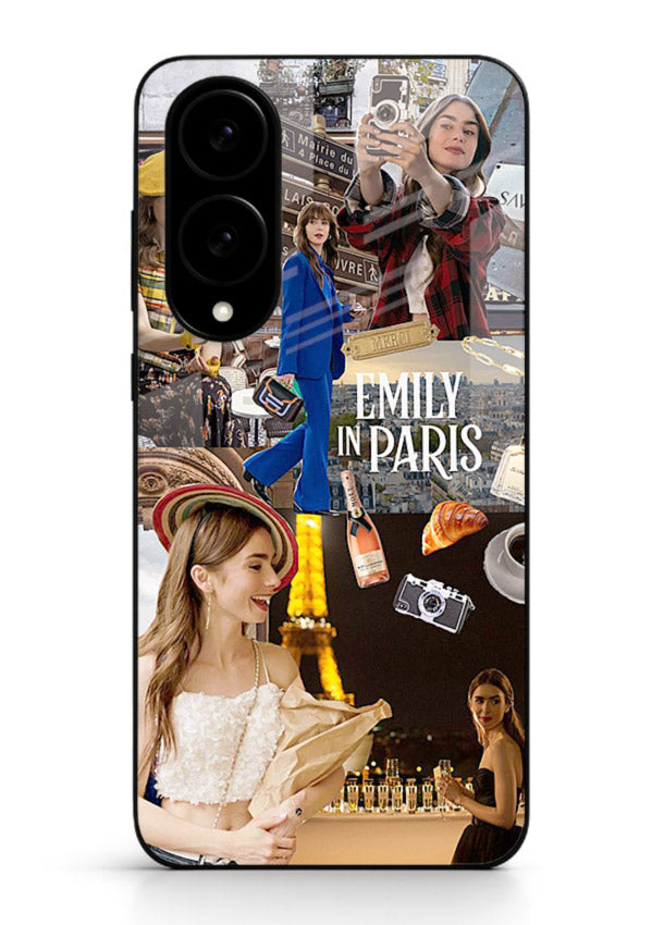 Industrial mechanical core artwork on tempered glass Samsung S25 Edge back cover