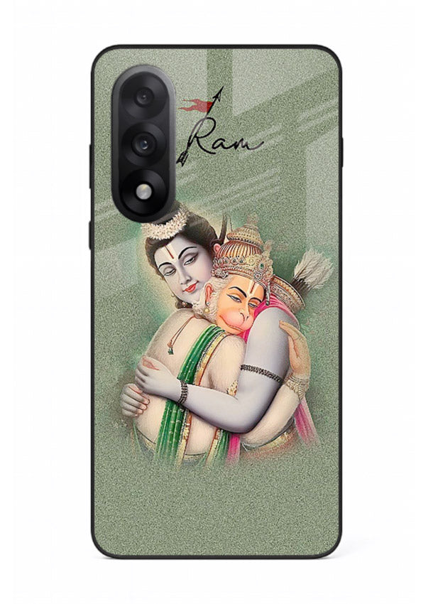 Ram Hanuman embrace artwork OnePlus Nord 5 mobile glass back cover