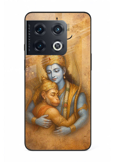 Ram holding baby Hanuman artwork OnePlus 10 Pro glass back cover