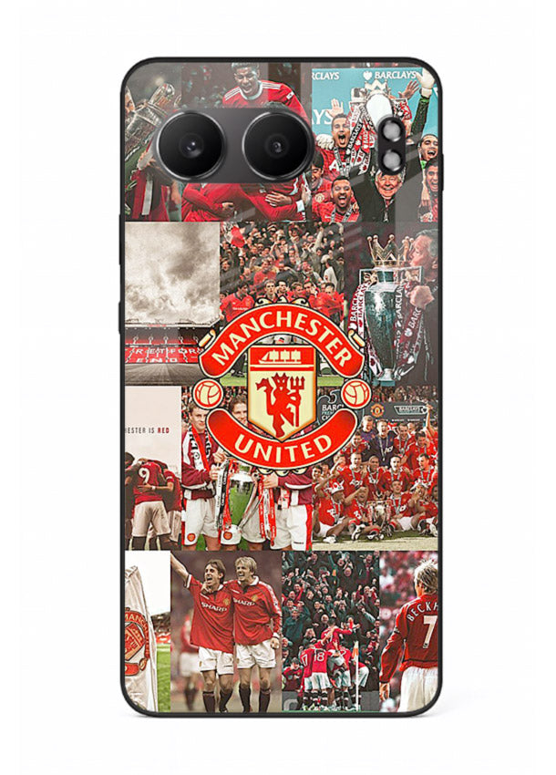 Football team montage printed on premium tempered glass OnePlus Nord 4 back cover