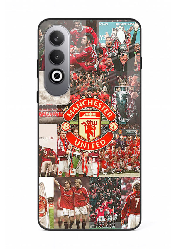 Football team montage printed on premium tempered glass OnePlus Nord CE4 back cover