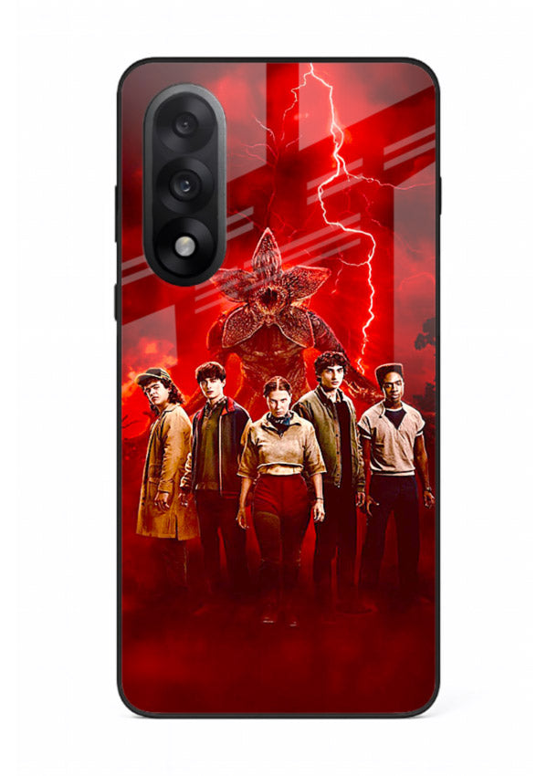 Red realm group artwork printed on tempered glass OnePlus Nord 5 back cover