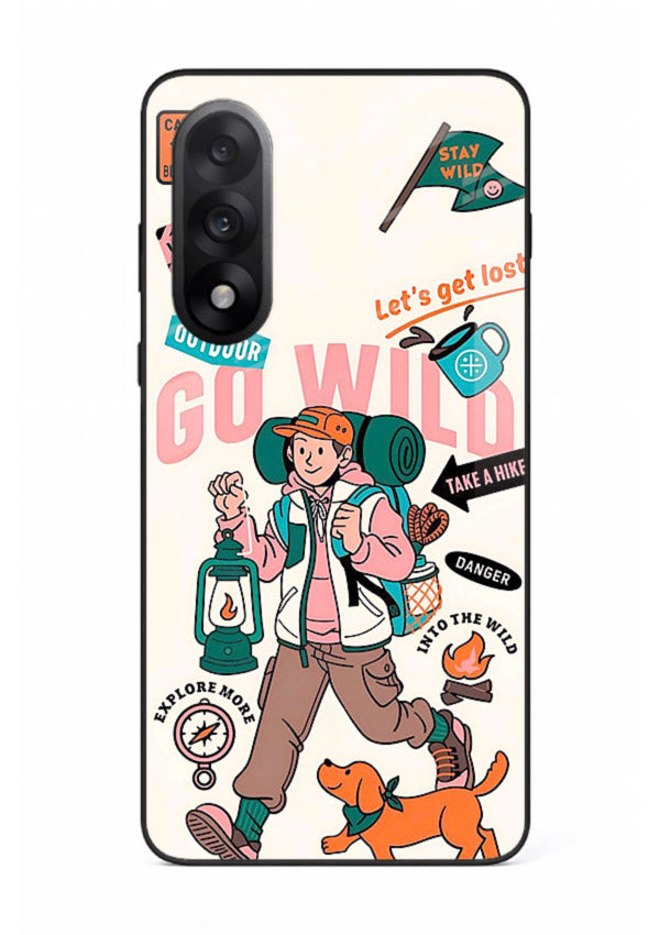 Retro Cartoon Chaos playful artwork OnePlus Nord 5 glass back cover