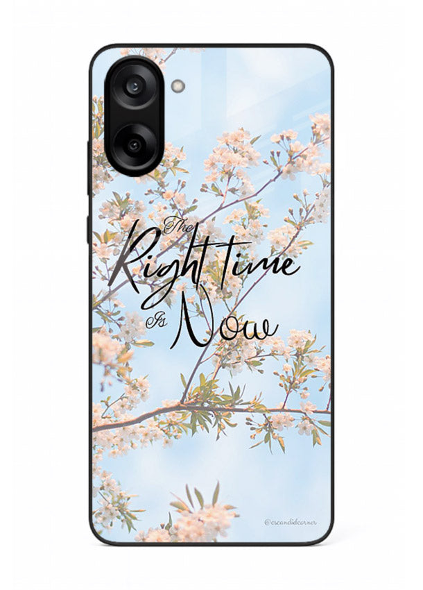Botanical branch artwork printed on OnePlus Nord CE5 glass back cover with calm tones.
