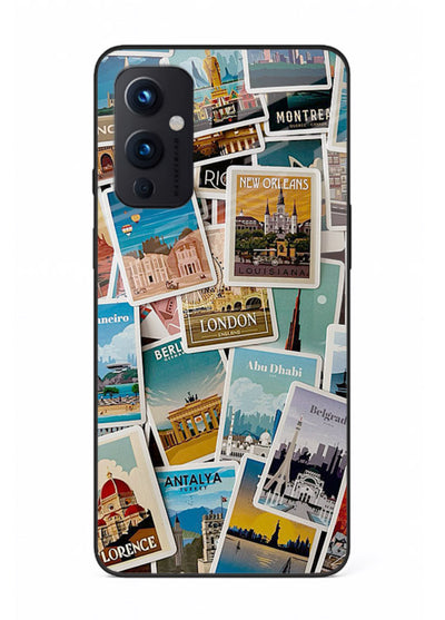 Scenic Travel Postcards artwork OnePlus 9 Pro glass back cover