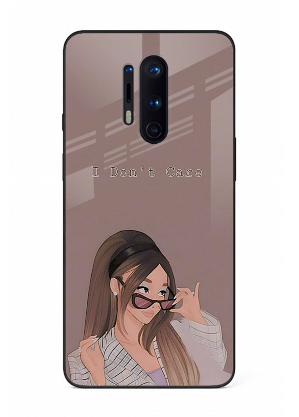 Shades Girl Pose stylish portrait OnePlus 8 Pro glass back cover