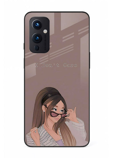 Shades Girl Pose stylish portrait OnePlus 9 Pro glass back cover