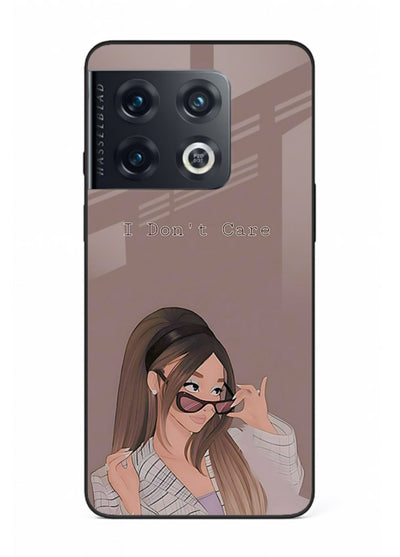 Shades Girl Pose stylish portrait OnePlus 10 Pro glass back cover