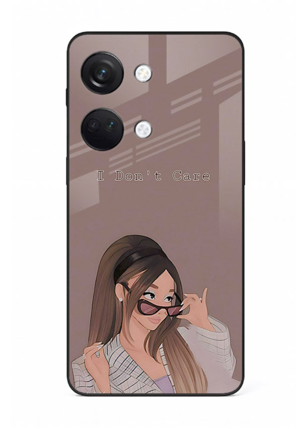 Shades Girl Pose stylish portrait OnePlus Nord 3 glass back cover
