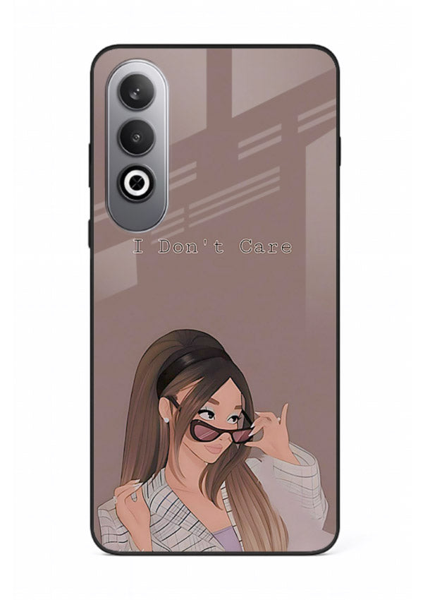 Shades Girl Pose stylish portrait OnePlus Nord CE4 glass back cover