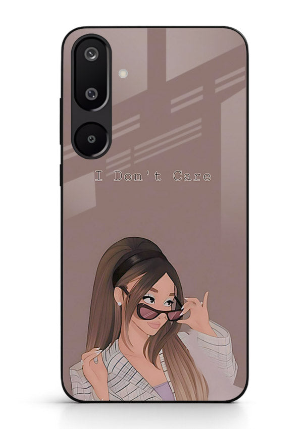 Shades Girl Pose stylish portrait Samsung M16 5G glass back cover