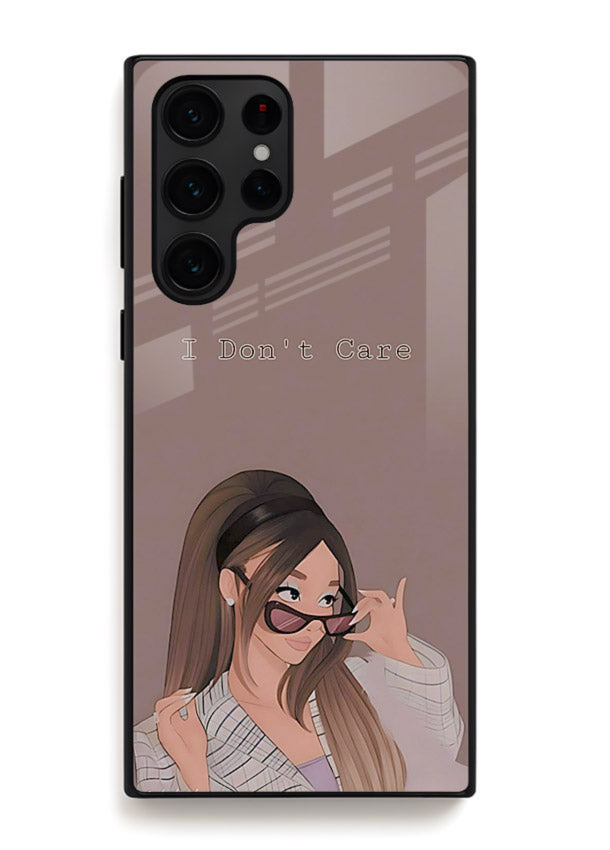Shades Girl Pose stylish portrait Samsung S25 Ultra glass back cover