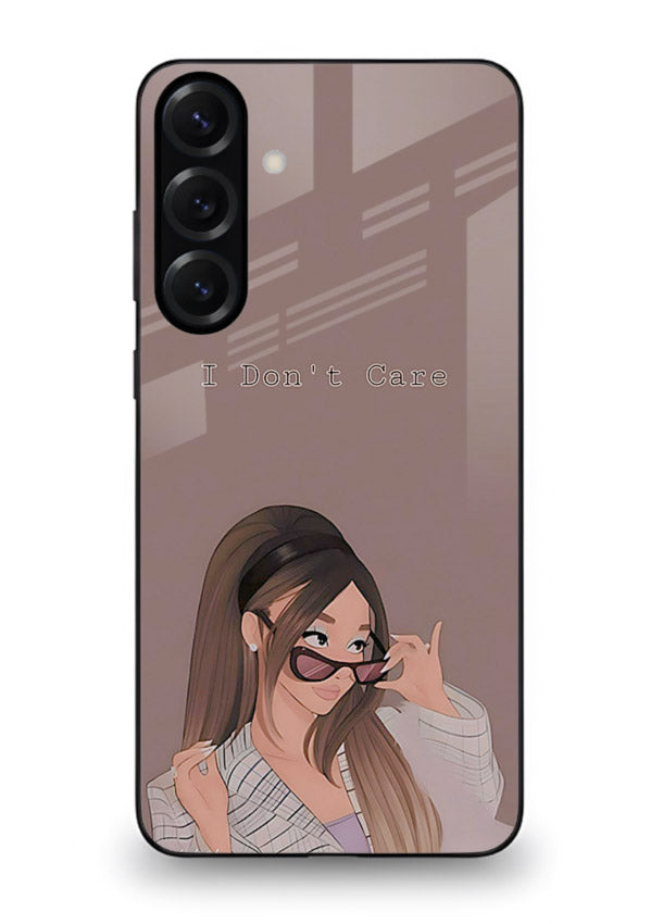 Shades Girl Pose stylish portrait Samsung A55 5G glass back cover