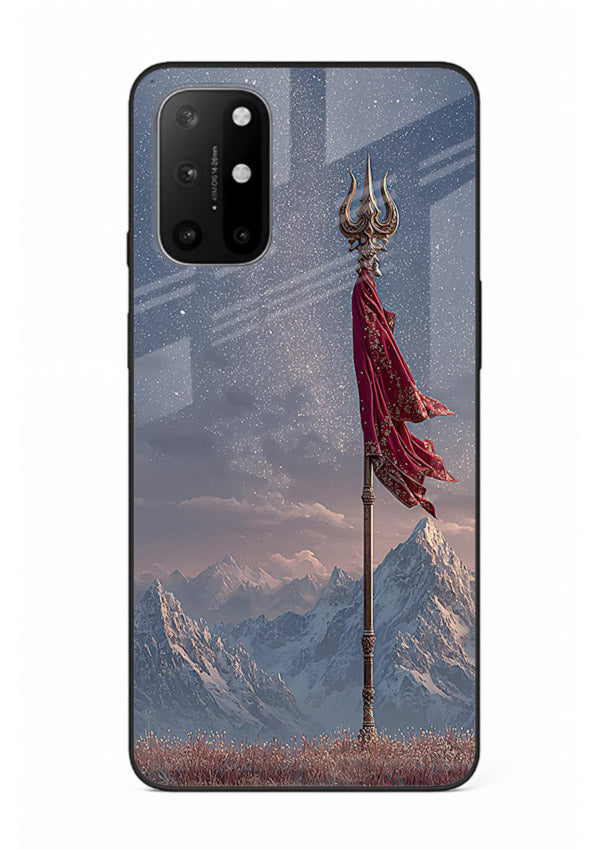 Shiva mountain trishul powerful theme OnePlus 8T glass bold devotional case