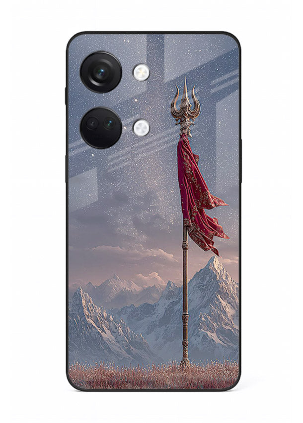 Shiva mountain trishul powerful theme OnePlus Nord 3 glass bold devotional case