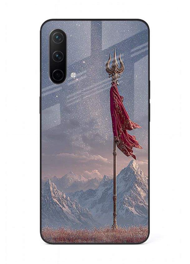 Shiva mountain trishul powerful theme OnePlus Nord CE 5G glass bold devotional case