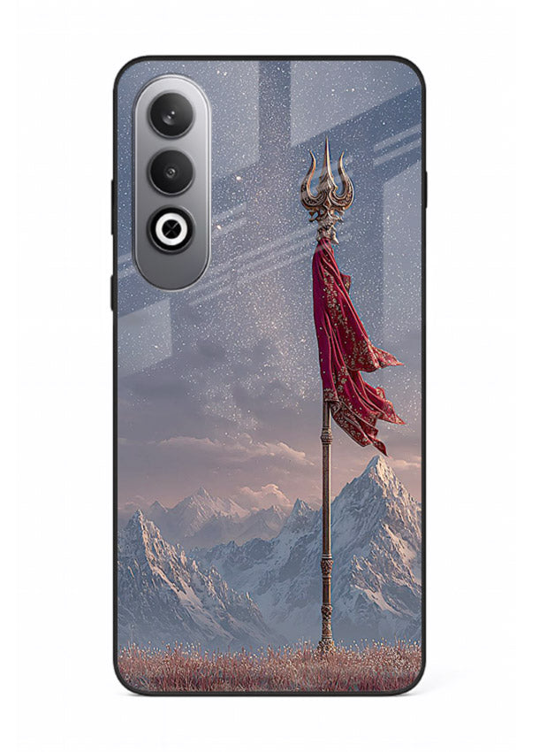 Shiva mountain trishul powerful theme OnePlus Nord CE4 glass bold devotional case