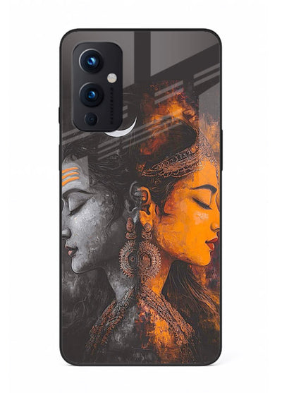 Shiva Parvati moon artwork OnePlus 9 Pro glass back cover