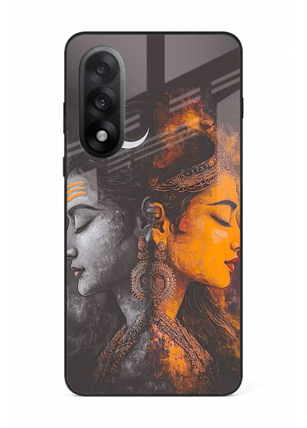 Shiva Parvati moon artwork OnePlus Nord 5 glass back cover