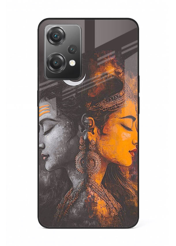 Shiva Parvati moon artwork OnePlus Nord CE2 Lite 5G glass back cover