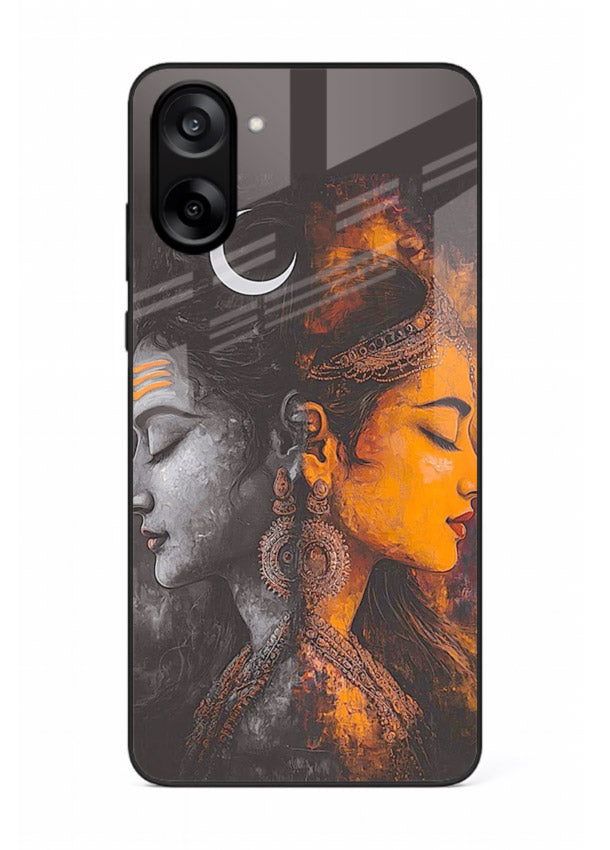 Shiva Parvati moon artwork OnePlus Nord CE5 glass back cover
