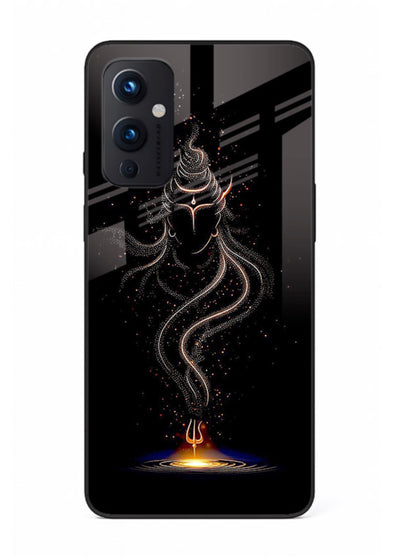 Shiva smoke form mystic art OnePlus 9 Pro glass spiritual dark theme case