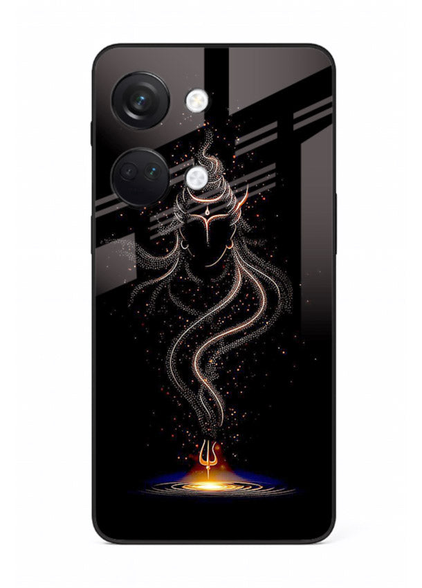 Shiva smoke form mystic art OnePlus Nord 3 glass spiritual dark theme case