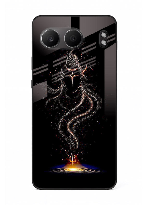 Shiva smoke form mystic art OnePlus Nord 4 glass spiritual dark theme case