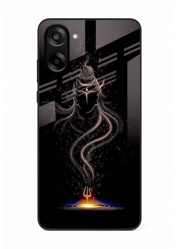 Shiva smoke form mystic art OnePlus Nord CE5 glass spiritual dark theme case