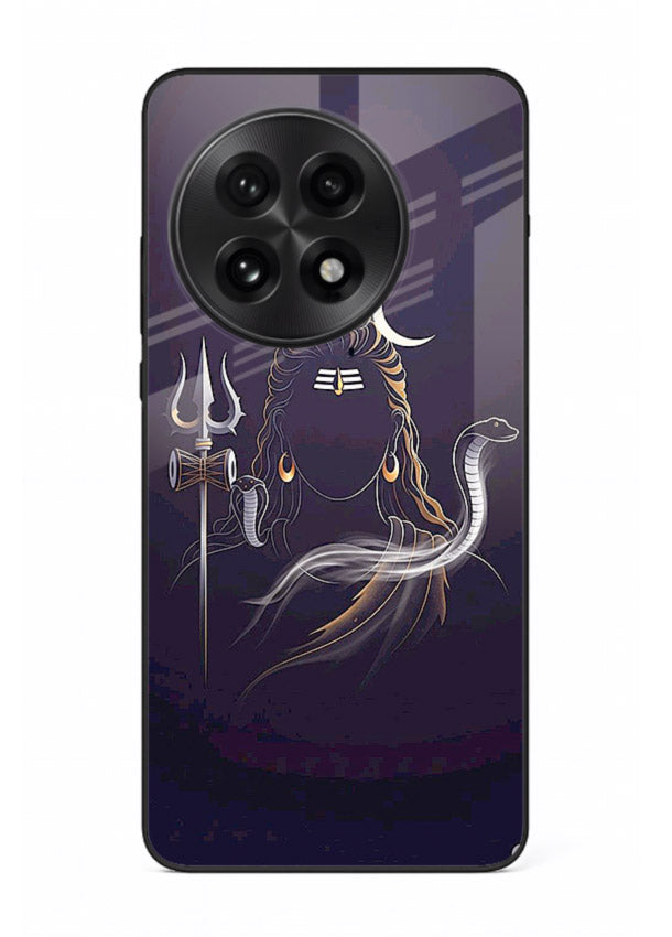 Shiva trishul dark power art OnePlus 13 bold devotional glass case