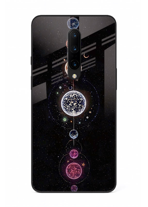 Solar chakra mandala cosmic art OnePlus 7 Pro glass meditation spiritual case