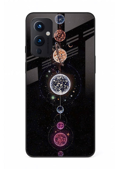 Solar chakra mandala cosmic art OnePlus 9 Pro glass meditation spiritual case