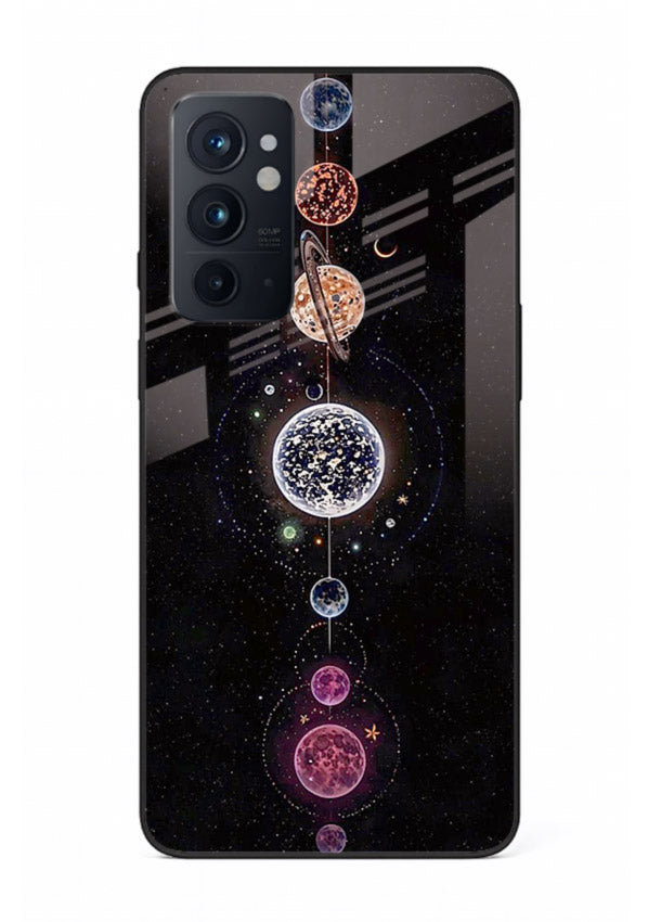 Solar chakra mandala cosmic art OnePlus 9RT glass meditation spiritual case