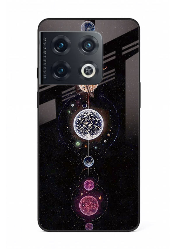 Solar chakra mandala cosmic art OnePlus 10 Pro glass meditation spiritual case