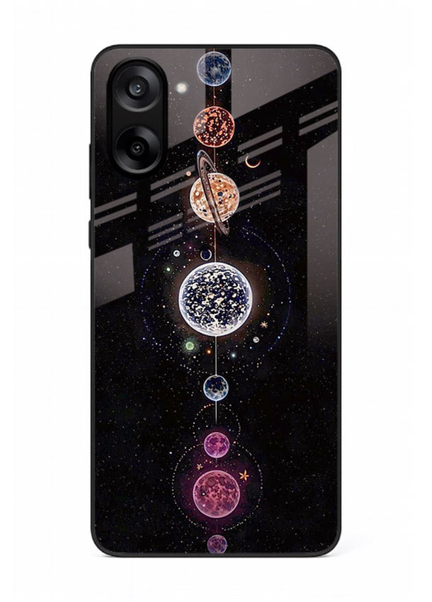 Solar chakra mandala cosmic art OnePlus Nord CE5 glass meditation spiritual case