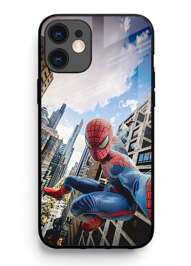 Spider Man in Action cover for Apple iPhone 12
