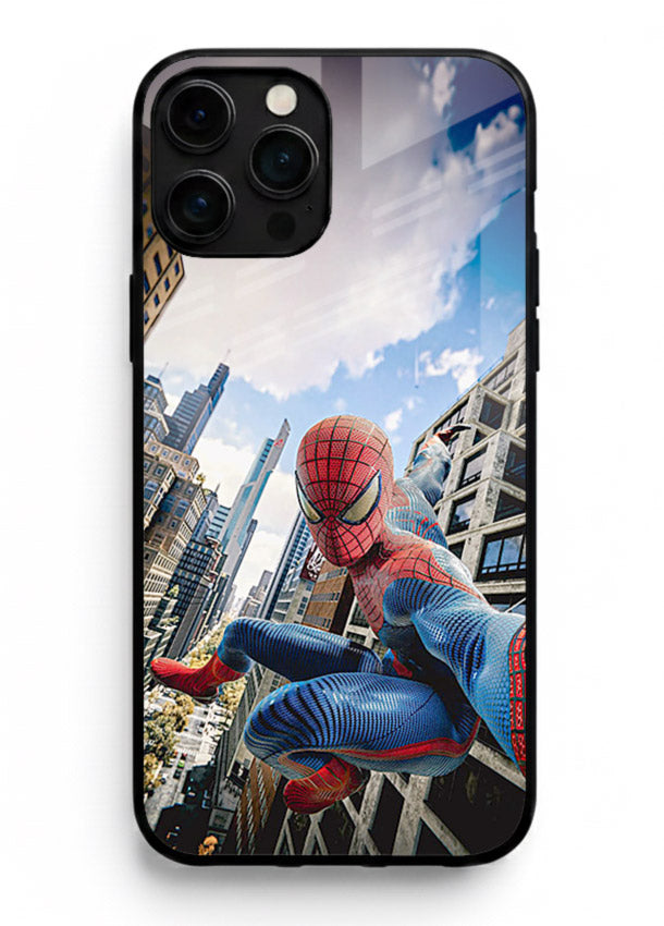 Spider Man in Action cover for Apple iPhone 14 Pro Max