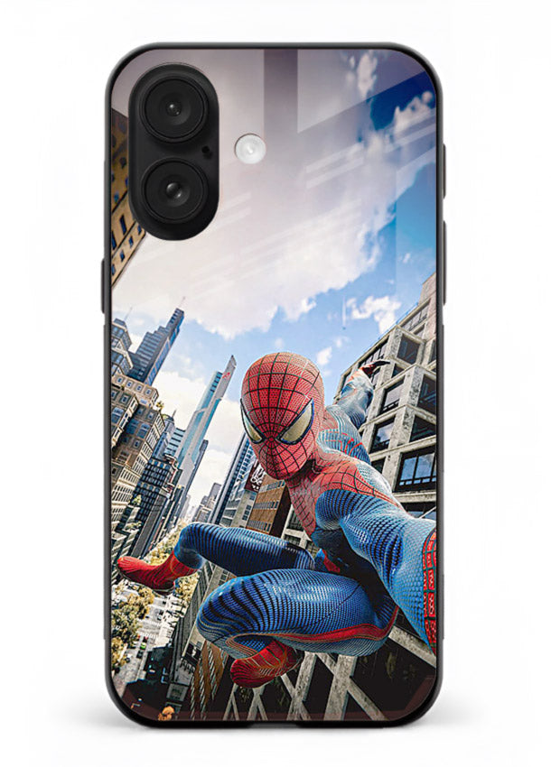 Spider Man in Action cover for Apple iPhone 16 Plus