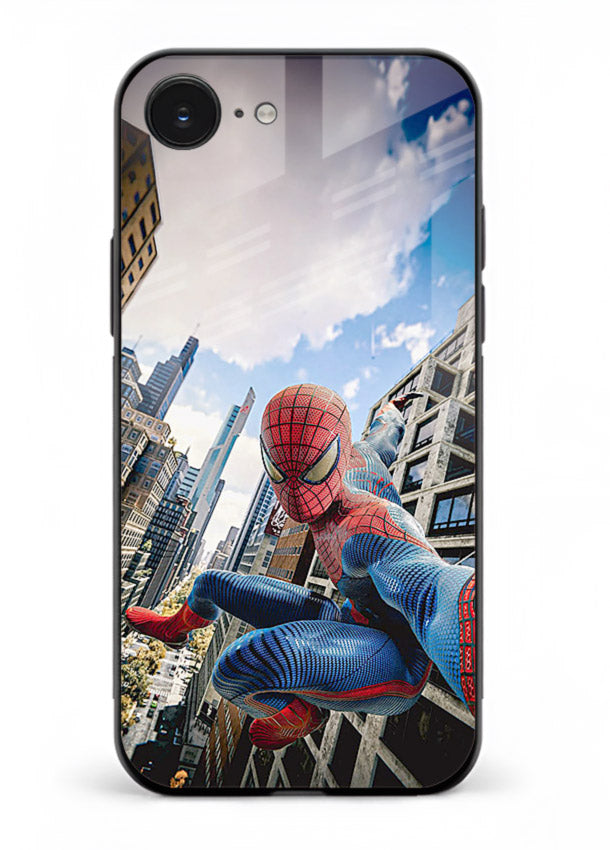 Spider Man in Action cover for Apple iPhone 16E