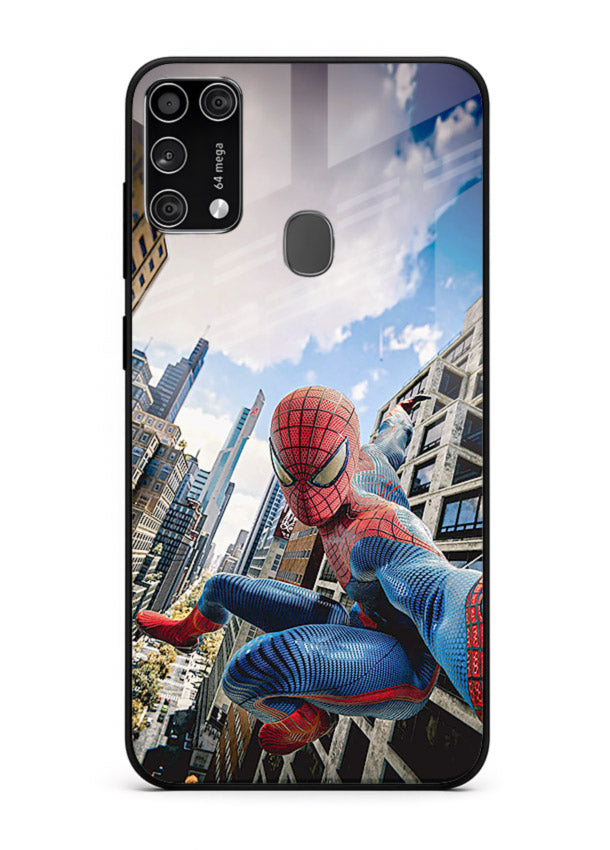 Spider Man in Action cover for Samsung M31 Prime