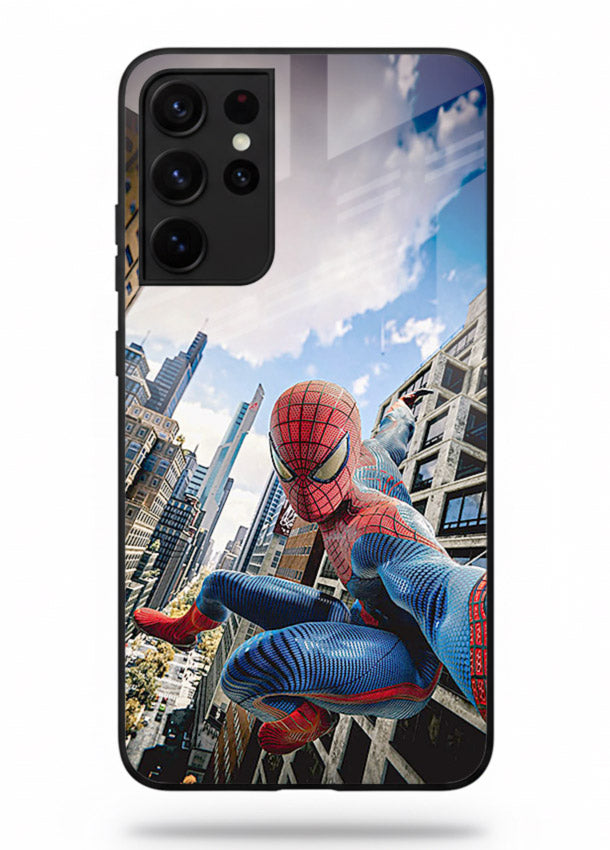Spider Man in Action cover for Samsung S21 Ultra